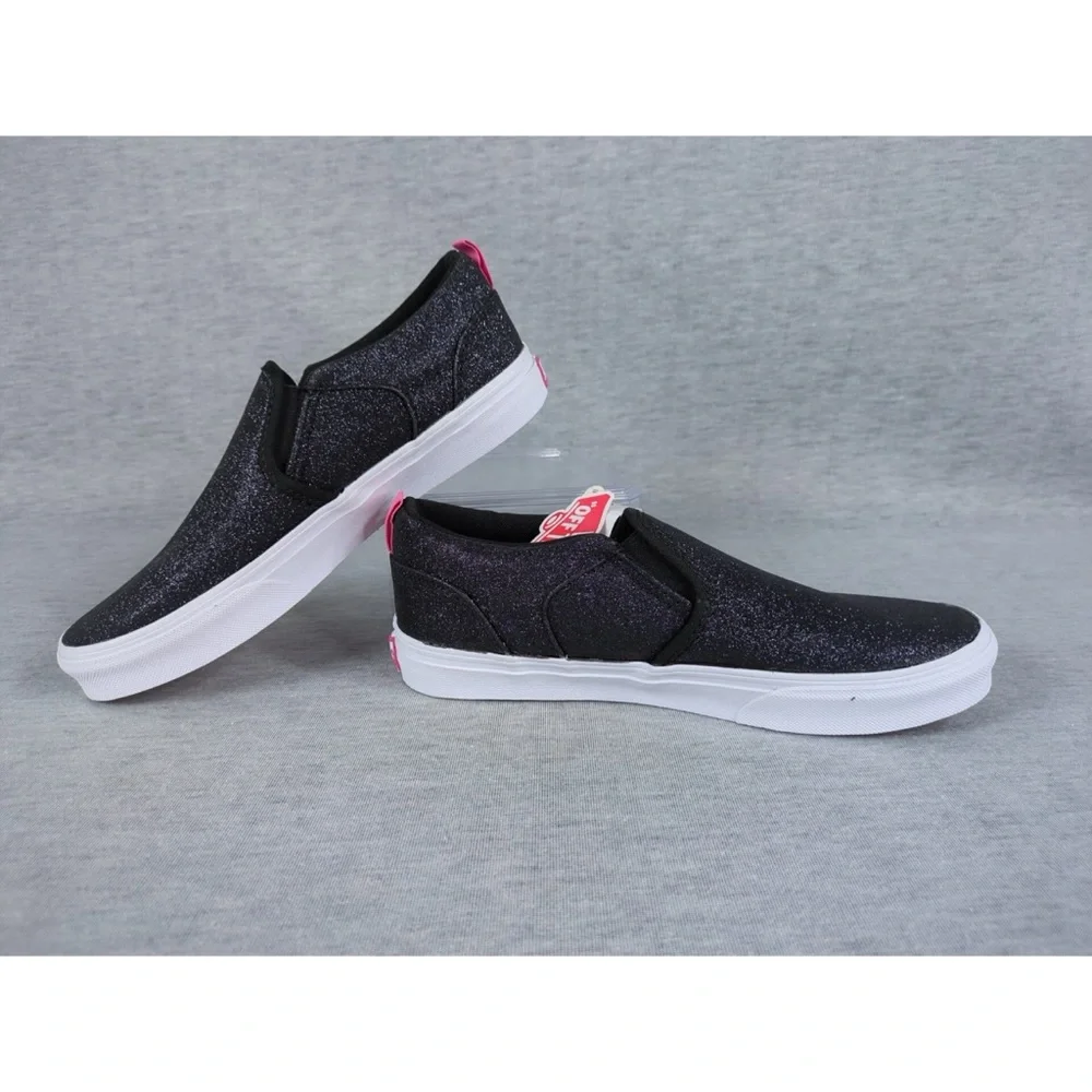 2x 👯♀️Host Pick⚡️Vans Asher Glitter Slip-on Shoes - Picture 10 of 16
